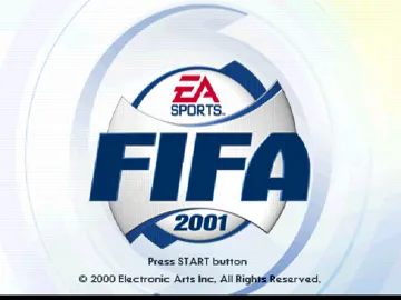 FIFA 2001 (US) screen shot title
